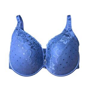 Blue Lace Bra NWT Crème Bralée 44D